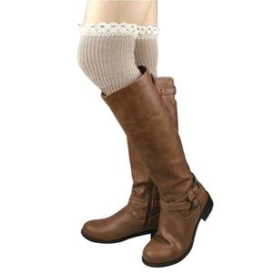 Thigh High Leg Warmers Boot Socks